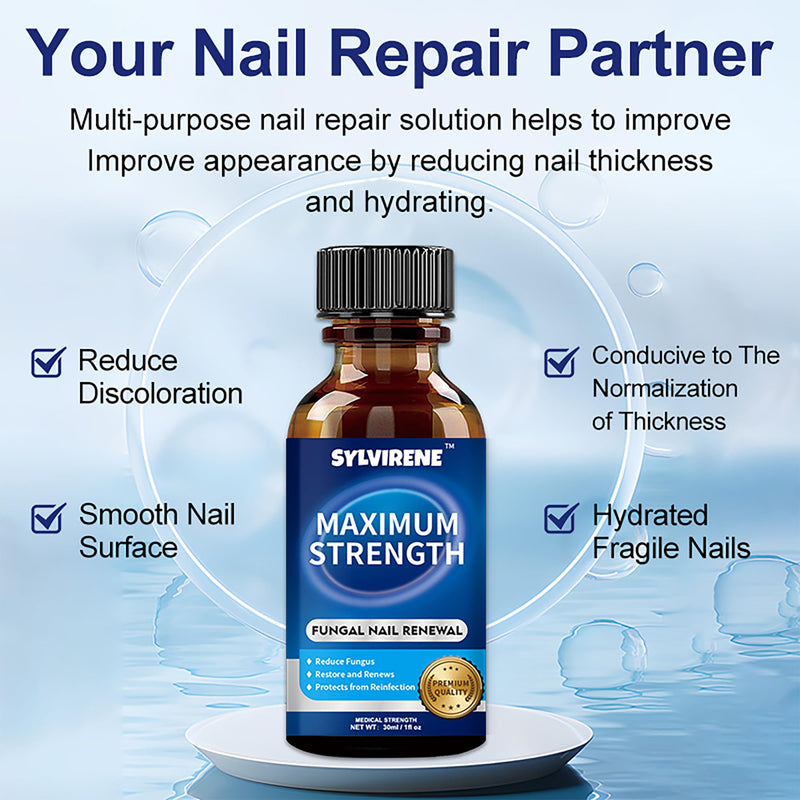 Extra Strength Toenail Fungus Treatment 1oz, Restore Yellow Nails | For Toenails & Fingernails, Gentle Non-Irritating, Precision Brush Applicator, Fast-Absorbing, Athlete's Foot Relief