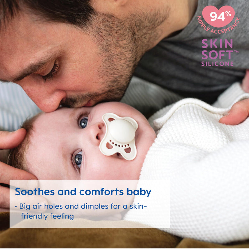 [Australia] - MAM Night Pacifiers 0-6 Months, Best for Breastfed Babies, Glow in the Dark, Baby Boy, 2 Count 2 Count (Pack of 1) 