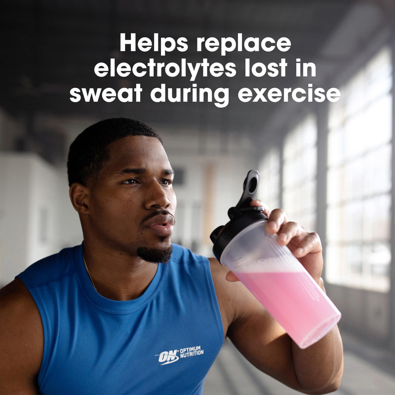 Optimum Nutrition, Amino Energy Powder Plus Focus, with Bcaa, Electrolytes, and Caffeine, Watermelon, 30 Servings | Contains BCAAs, Electrolytes, 100 mg Caffeine, 5g Amino Acids, Zero Sugar, Supports Hydration, Banned Substance Tested
