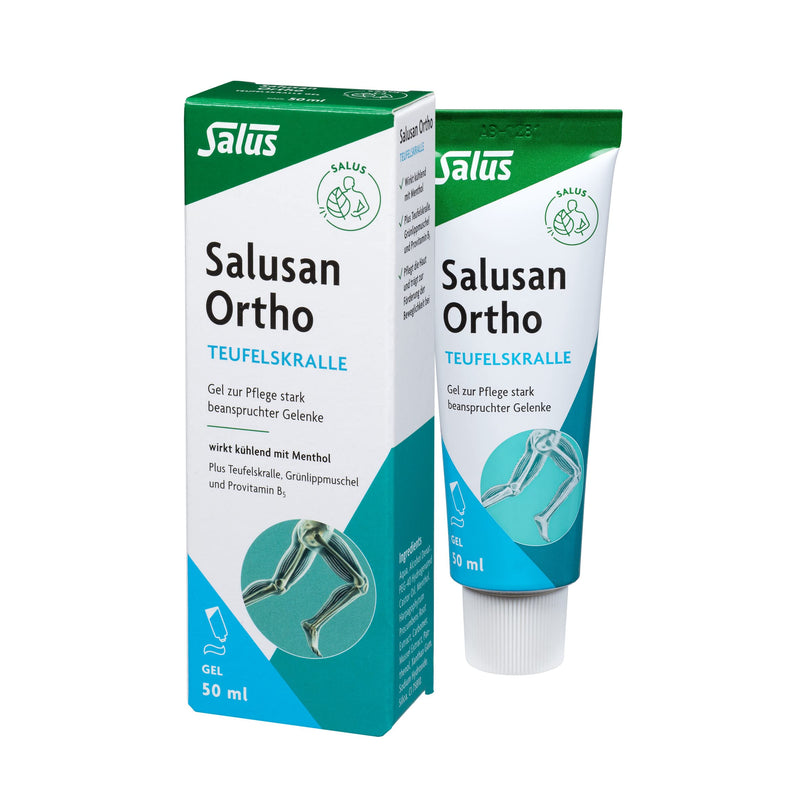 [Australia] - Salus - Salusan Ortho devil's claw gel - 1x 50 ml - for the care of heavily stressed joints - Salus original recipe with green-lipped mussel, devil's claw, provitamin B5 and menthol - cooling 