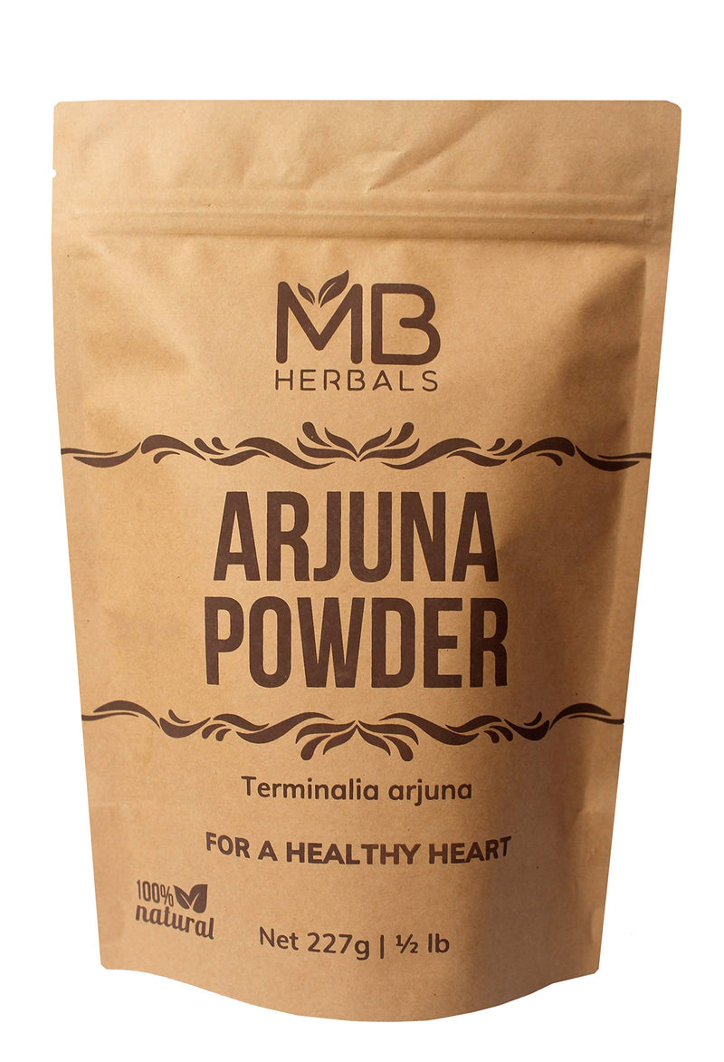 [Australia] - MB Herbals Arjuna Powder 8 oz / 27 Gram | Wildcrafted Terminalia arjuna Bark Powder 