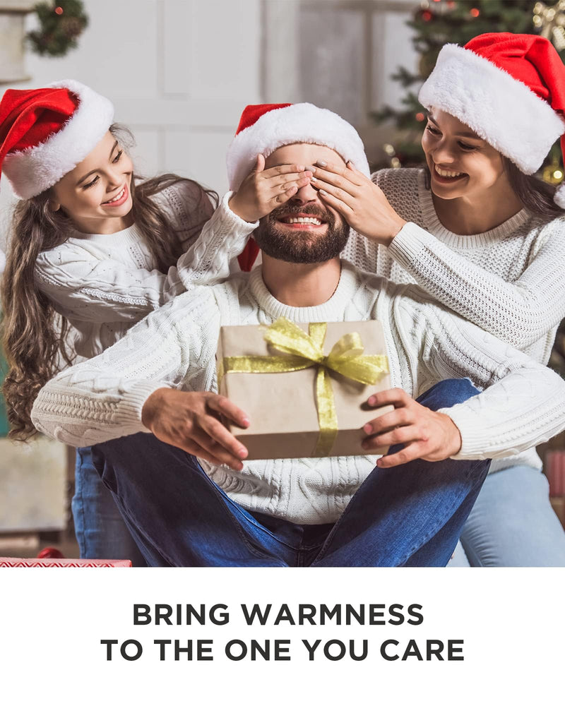 Heated Scarf, Neck Heating pad, Cordless hot Compress Neck Brace (Suitable for Both Men and Women), Creative Gifts for Family, Silver Version