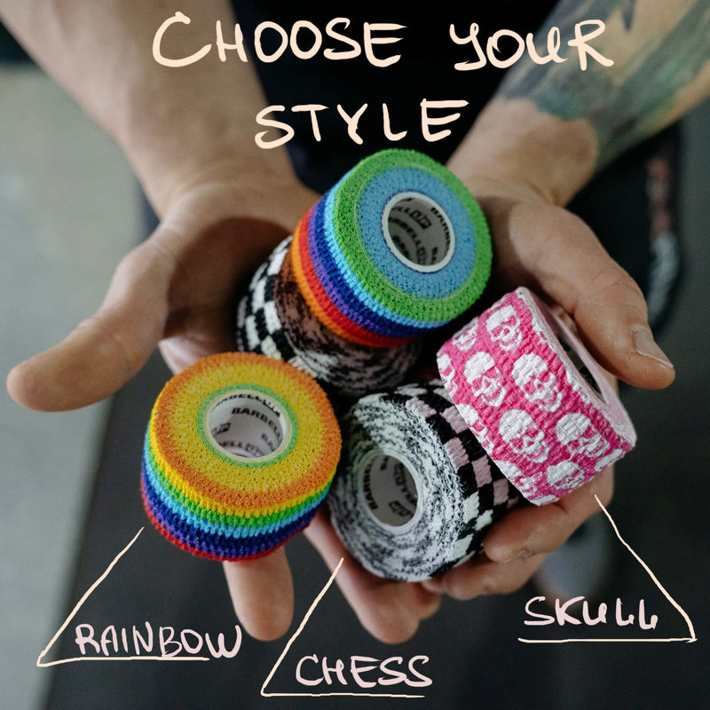 Professional Weight Lifting Thumb Tape - Protects Finger Tape, Adhesive for Powerlifting, Yoga & Gym, Hand Grip Support for Weightlifting, Deadlift, Barbell Hook Grip Gr.i.p