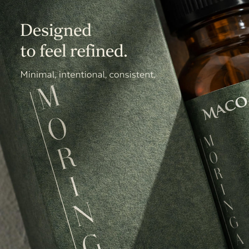 Max Absorption Moringa Liquid Drops, Moringa Oleifera Leaf Extract 400mg per Serving, 10:1 Equivalent to 4000mg Dried Leaf, 60ml