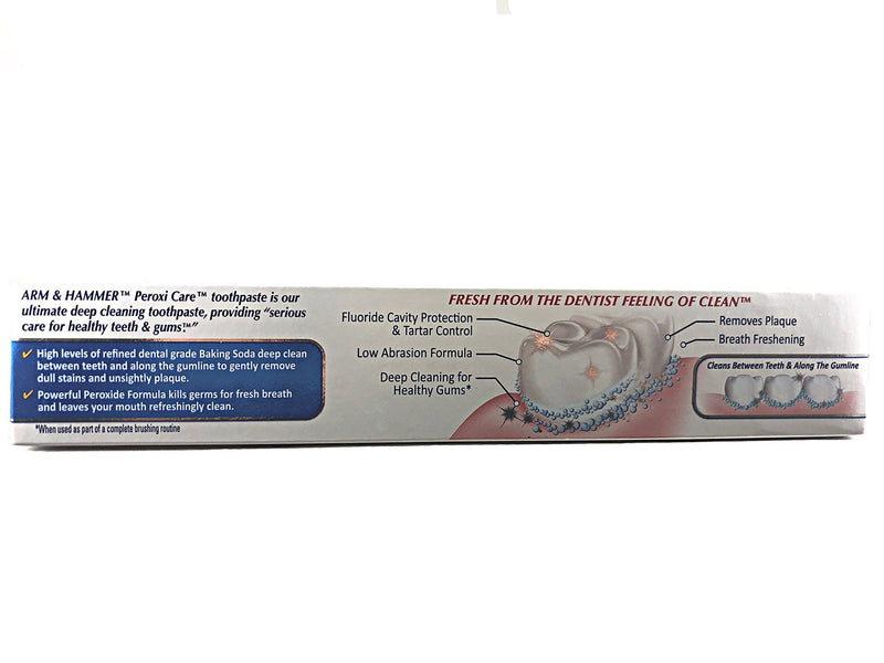 [Australia] - A&H Peroxicare Tart Size 6z Arm & Hammer Peroxicare Baking Soda Toothpaste & Tartar Control Fresh Mint (Pack of 5) 