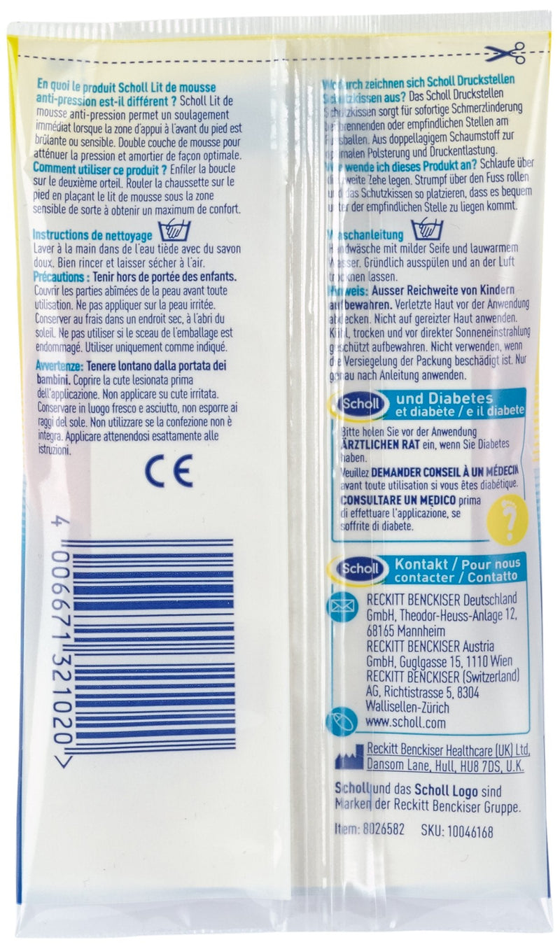 [Australia] - Scholl pressure point protection cushion - pressure protection for the feet 