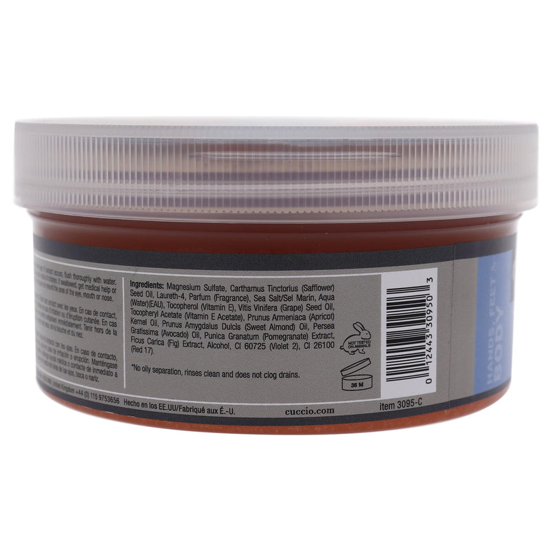 [Australia] - Cuccio Naturale Sea Salt Scrub - Gently Exfoliates To Remove Dead Skin Cells - Leaves Skin Supple, Radiant And Youthful Looking - Paraben And Cruelty Free - Pomegranate And Fig - 19.5 Oz 