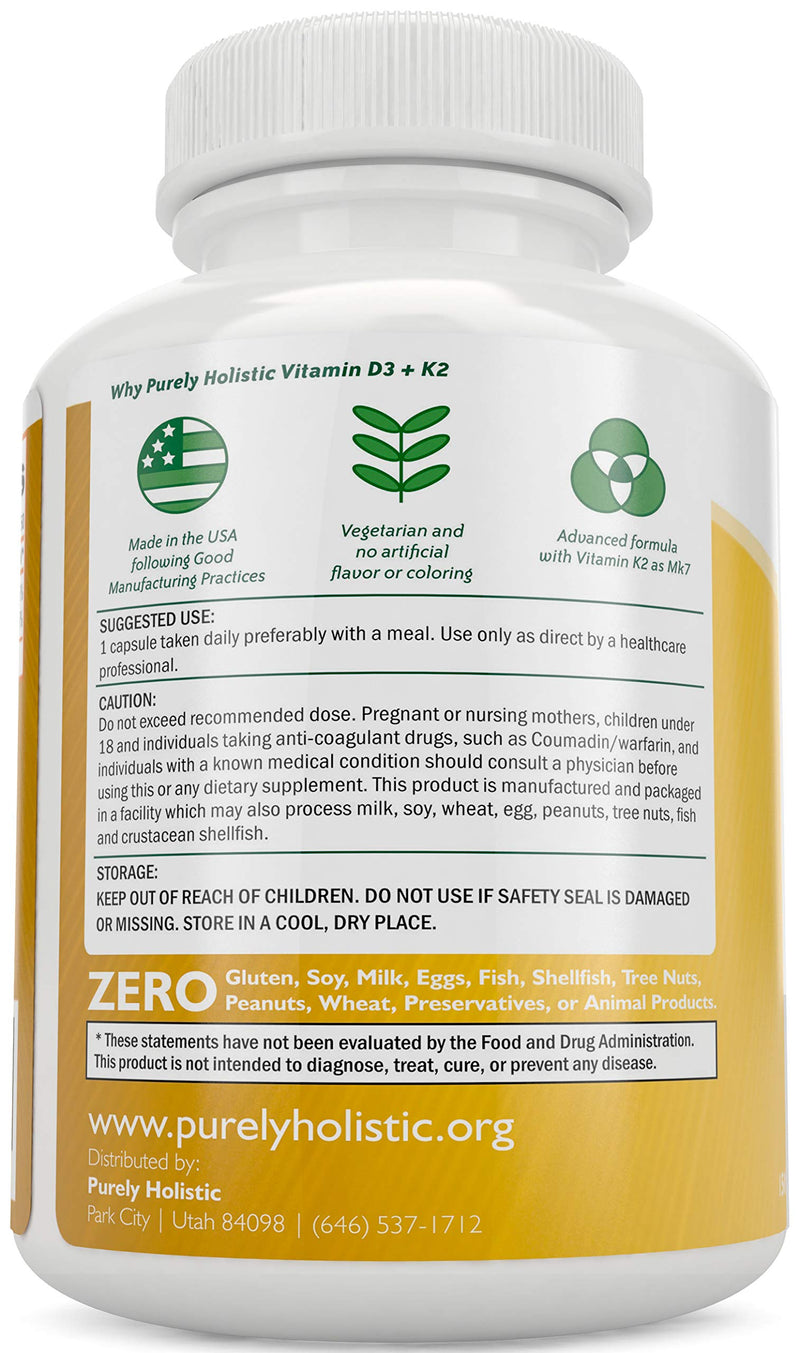 Magnesium Glycinate 400mg + Vitamin D3 125mcg K2 MK7 90mcg - 270 Tablets & 150 Capsules Bundle - Made in USA