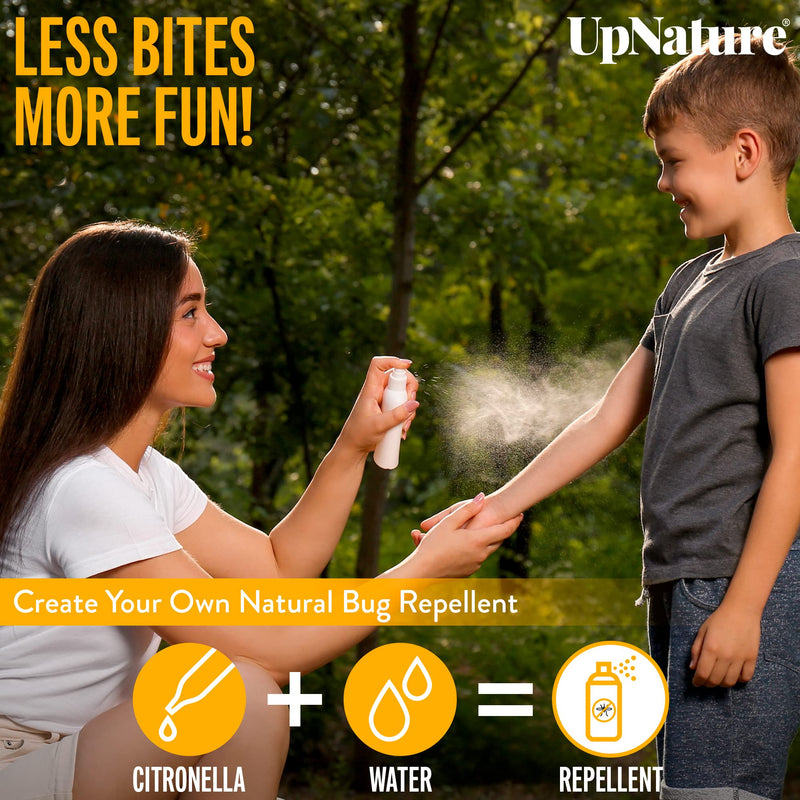 [Australia] - UpNature Citronella Essential Oil 4oz – 100% Pure Citronella Oil for Natural Mosquito Repellent Spray & Soap 4.00 Fl Oz (Pack of 1) 