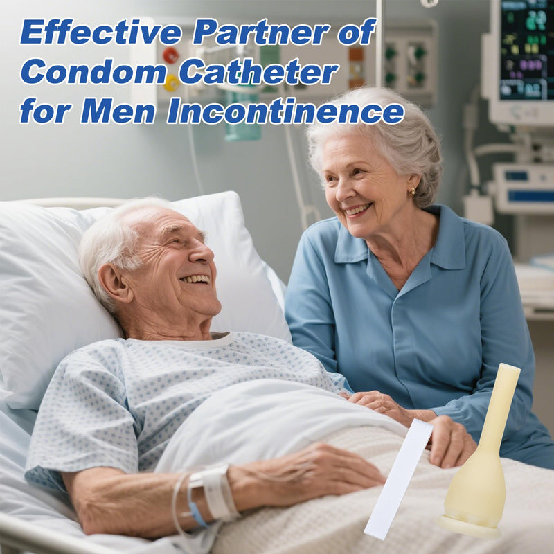 [Australia] - 20PCS 35mm Latex Condom Catheters for Men, External Condom Catheter for Incontinence Men with Adhesive Strips, Leak-Proof, Individually Wrapped 35mm-20 