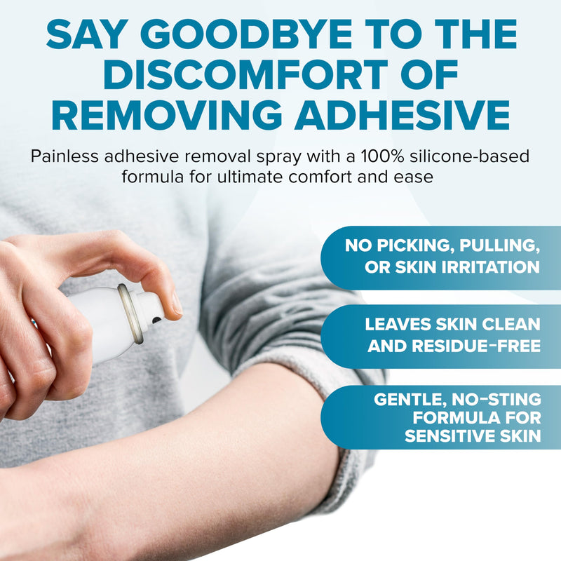 [Australia] - Ultimate Hassle-Free Medical Adhesive Remover Spray ‚Äì 100% Silicone-Based Formula - Quick Drying, Odorless, Minimal Residue Skin Adhesive Remover - No-Sting for Sensitive Skin & Everyday Use - 80ml (2 PACK) 80 mL 