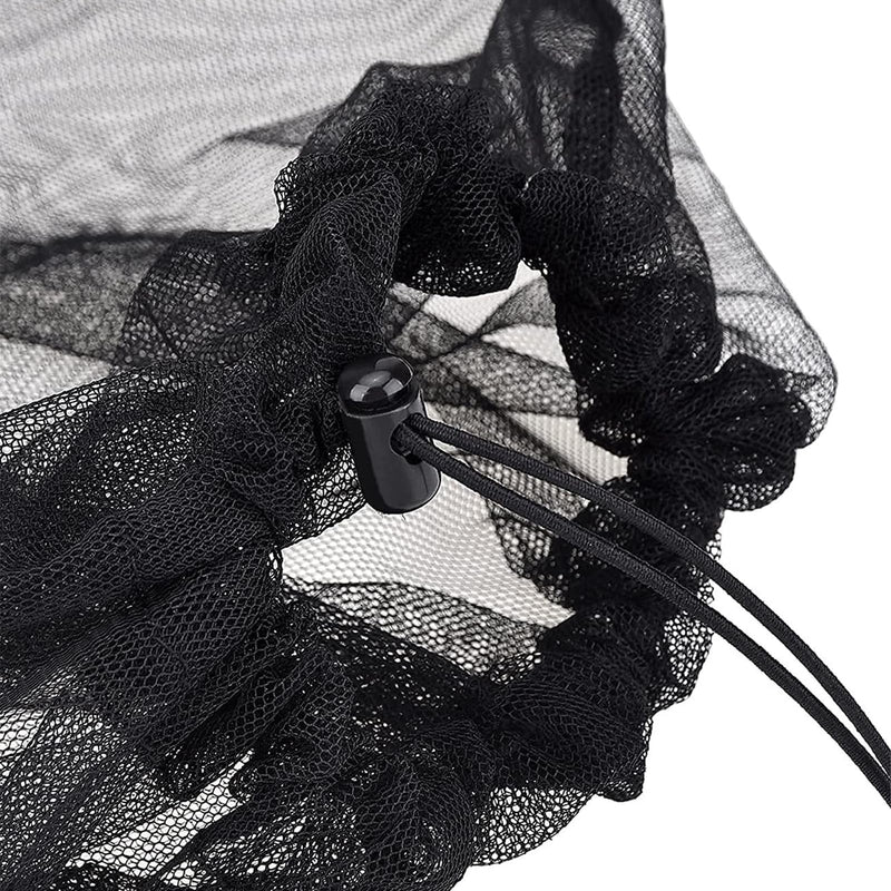 [Australia] - Pack of 2 mosquito net head, mosquito net head hat, mosquito nets for the face, with storage bag, mosquito repellent hat, suitable for outdoor activities and hunting, protection against mosquito bites 