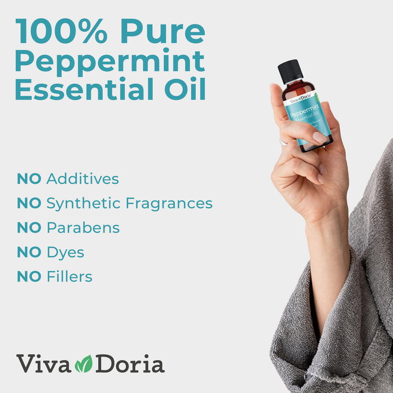 [Australia] - Viva Doria 100% Pure Northwest Peppermint Essential Oil, Undiluted, Food Grade, Steam Distilled, Made in USA, 30 mL (1 Fluid Ounce) 1 Fl Oz (Pack of 1) 