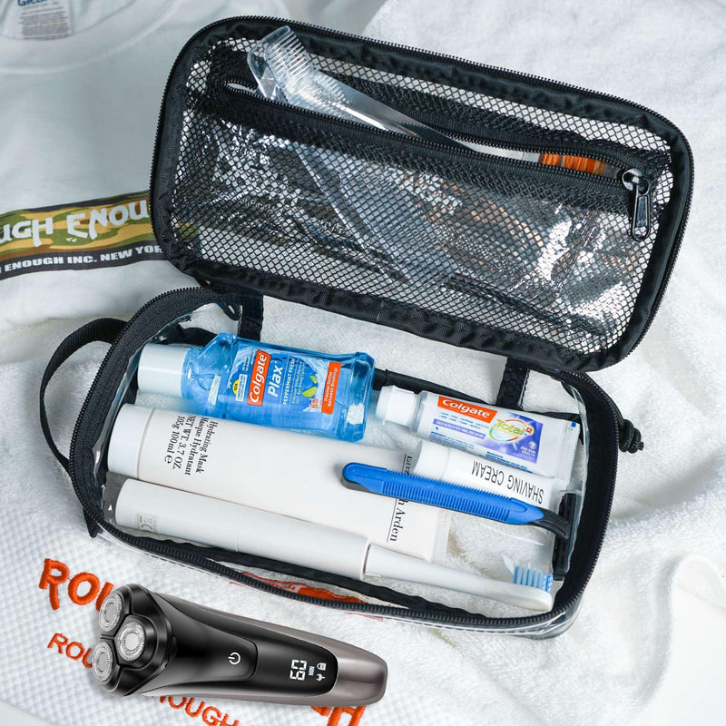 Rough Enough TSA Approved Toiletry Bag for Traveling Bundle Set