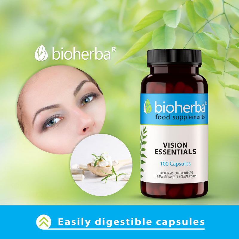 Lutein Complex with Vitamin A – 100 Capsules | Daily Eye Wellness Supplement with Quercetin and Citrus Bioflavonoids by BIOHERBA 100 pcs