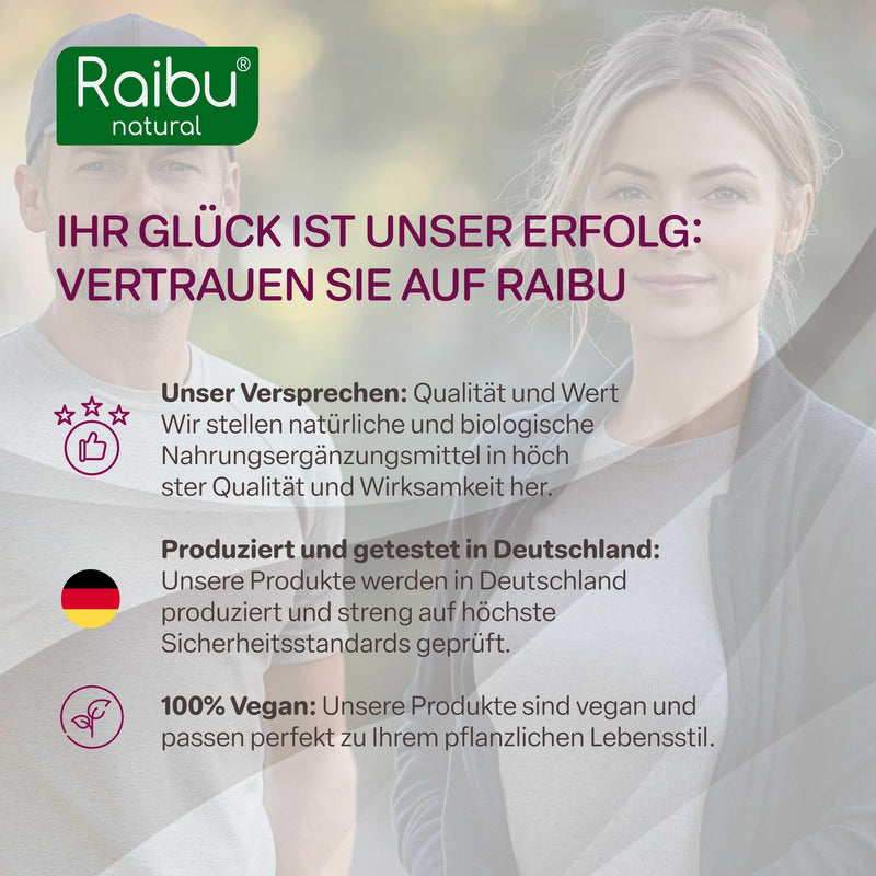 [Australia] - Glucomannan from konjac root - 4100mg per daily dose, 180 capsules, optimized with bacterial cultures, chromium and vitamin B3 - 95% glucomannan, high viscosity - Raibu, produced in Germany 