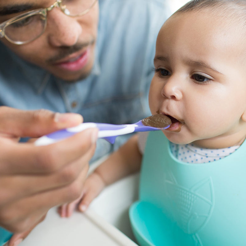 [Australia] - Dr. Brown's TempCheck Temperature Color-Changing Spoons for Babies and Toddlers, BPA Free, 4 Count (Pack of 1) TempCheck, Color-Change Spoons 