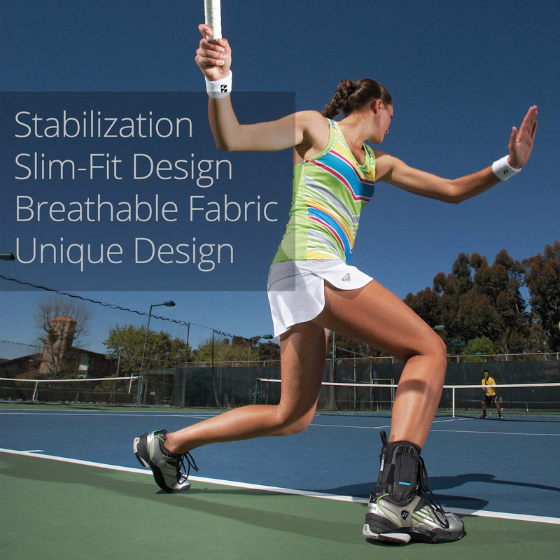 [Australia] - Ossur FormFit Ankle Brace with Figure 8 Strapping | For Post Injury or Preventive Use in Basketball, Soccer, Football| Lightweight Material | Quick Lace Up & Inversion/Eversion Control | (Small) 