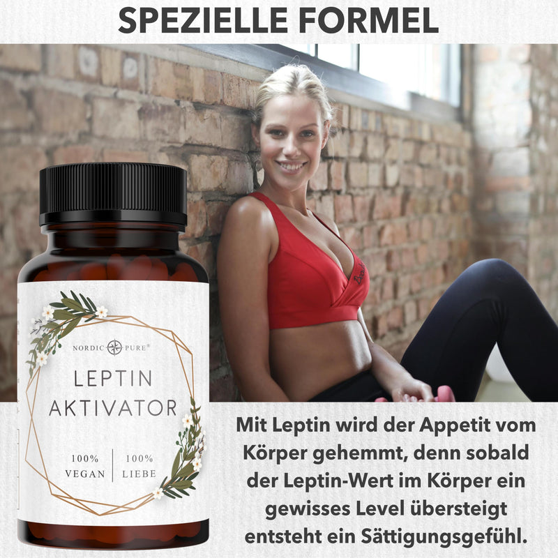 [Australia] - Leptin activator capsules high dosage for leptin cure | Highest quality from Nordic Pure | Leptin metabolism cure | Natural support | 21 day cure with Leptinonol | Hormone-free 