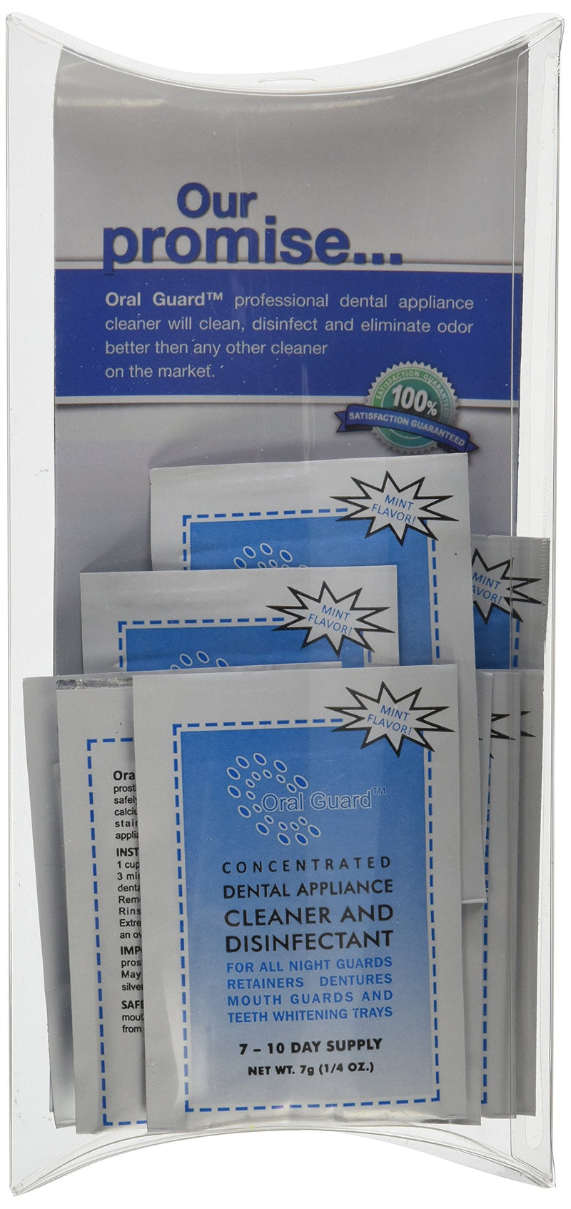 [Australia] - Oral Guard Dental Appliance Cleaner and Disinfectant for All Night Guards, Retainers and Dentures. 3 Month Supply 