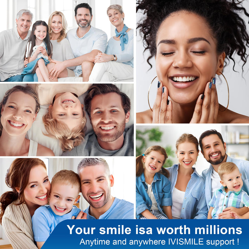 [Australia] - LUCKIN SMILE 10 * 3ML Teeth Whitening Gel Refill, 44% Carbamide Peroxide Suitable for Sensitive Teeth Whitening, 60 Whitening Treatments, Teeth Whiteners Used in Conjunction with Teeth Whitening Kit 44%cp-white 