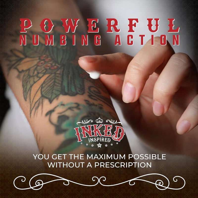 [Australia] - Painless Tattoo Numbing Cream Maximum Strength - Topical Anesthetic Numbing Cream for Tattoos, Microneedling, Waxing for Pain Numbing Relief - 1 oz (30 mL) 