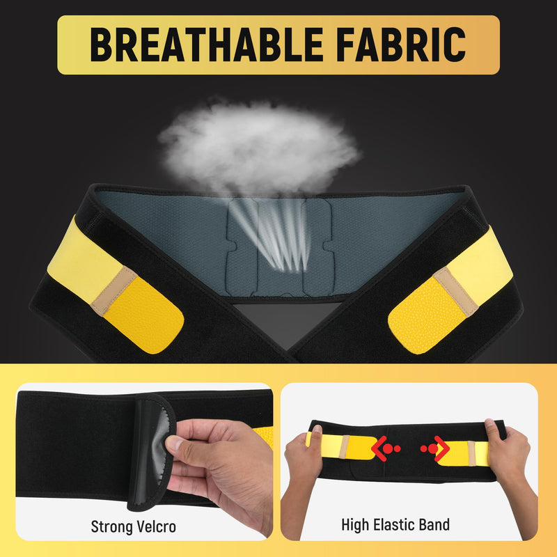 [Australia] - HEERTEEAJ Sacroiliac Joint Support Belt SI Joints Sciatica Pain Relief Lower Back Support for Women Trochanter Belt 360° Anti-Slip L/XL 1 