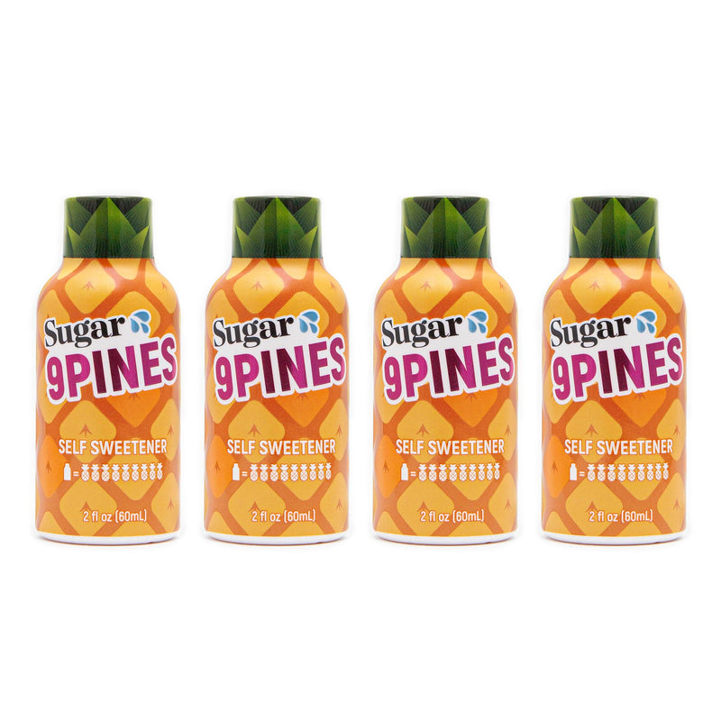 [Australia] - Make Yourself Taste Sweeter with Sugar Splash - 9Pines 2oz Pineapple Shot and Cocktail Mixer (4-Pack) - for Men and Women - Taste Better with the Power of 9 Whole Pineapples 4-Pack 