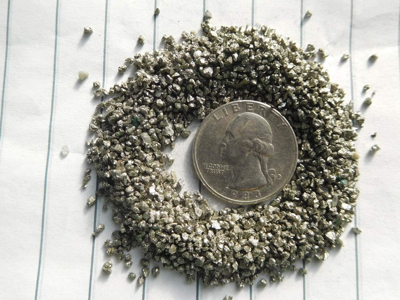 Pyrite - Under 2mm Above 1mm no Powder - 100% Pyrite Life+Love! Grounding Abundance Prosperity! u2a1(1 Pound) 1 Pound