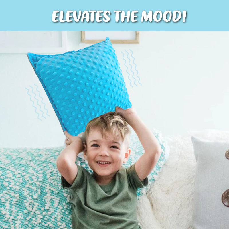 [Australia] - Bright Autism Hugger Pillow for Sensory Needs- Calming Vibrating pillow for kids. Therapy Relaxing tool That helps Children to soothe stress or anxiety. The perfect sleep aid for a sensory room. 