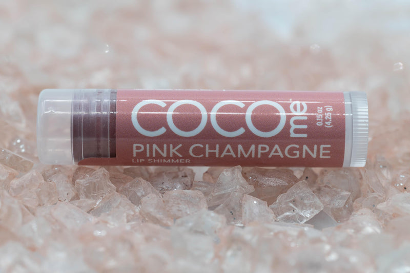 CocoMe Color Tinted Lip Balm (Pink Champagne) -All Natural Organic Coconut Oil and Beeswax for moisture and nourishment | Hydrates & Protects For 24 Hours, Helps Soothe & Repair, Rich in Vitamin E & A (Pink Champagne) Pink Champagne