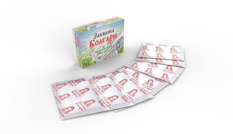 [Australia] - Yogurt ferment "BOLGARI" - 7 bags of freeze-dried starter cultures for yogurt with Lactobacillus rhamnosus 