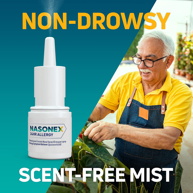 [Australia] - Nasonex 24Hr Allergy Nasal Spray - 60 Spray 60 Spray - Adult 