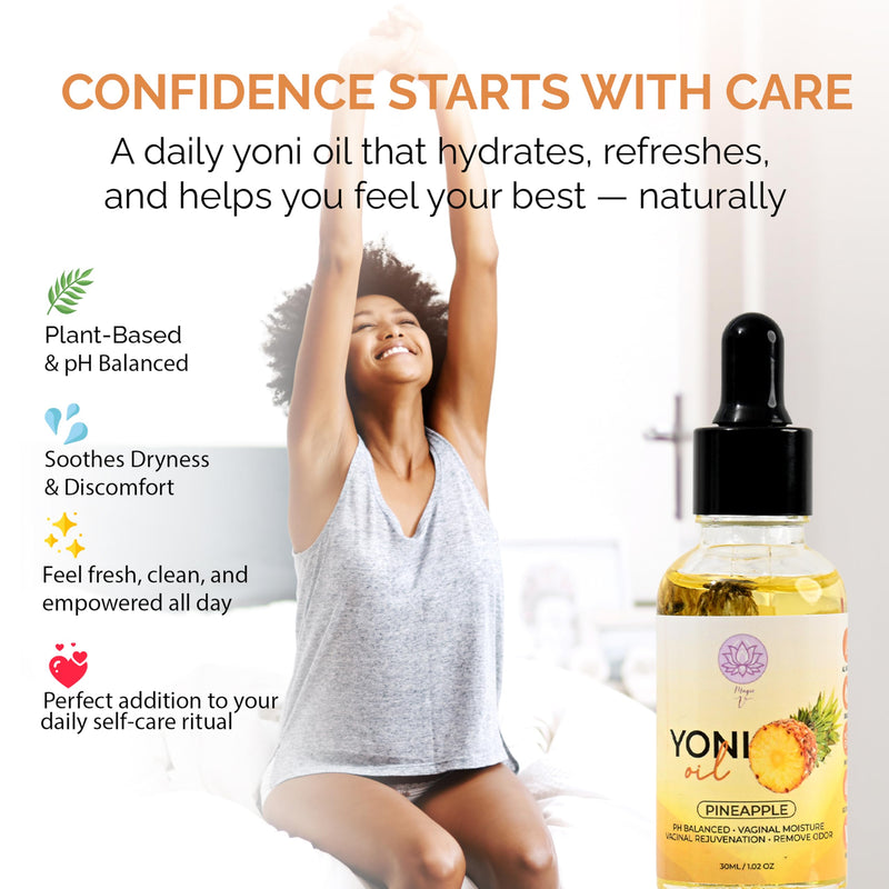 [Australia] - Magic V Yoni Oil for Women ‚Äì Organic Feminine Care Vaginal Moisturizer, pH Balance & Odor Control, Soothes Ingrown Hair & Razor Bumps ‚Äì Pineapple Scent 