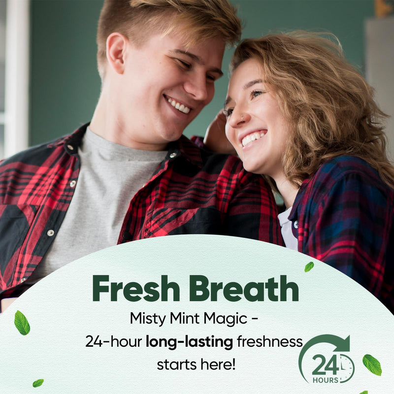 [Australia] - MySmile Fluoride Free Toothpaste, Nano Hydroxyapatite Toothpaste for Sensitive Teeth, Strengthens Enamel, Remineralizes & Whitens Teeth, Freshens Breath for Adults, SLS Free, Natural Misty Mint, 4.2oz 4.2 Ounce (Pack of 1) 