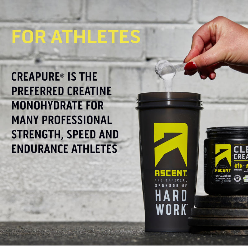 [Australia] - Ascent Clean Creatine Monohydrate Powder - 5G Per Serving, Creapure Creatine Supplement - Unflavored, 45 Servings 