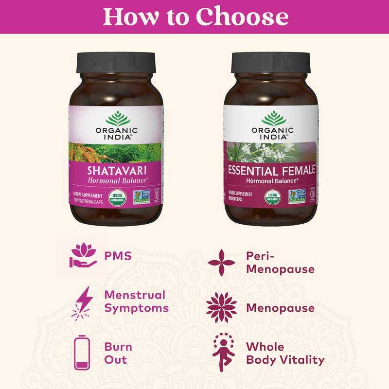[Australia] - ORGANIC INDIA Shatavari Capsules - Herbal Supplement, Supports Hormonal Balance, Immune System Support, Vegan, Gluten-Free, USDA Organic, Supports Reproductive Health - 90 Capsules 