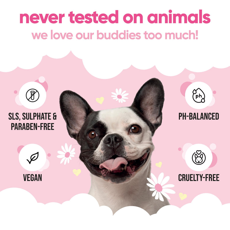 Baby Fresh Dog Conditioner (16.90oz) Made with Aloe Vera, Argan Oil & Pro Vitamin B5 to Detangle Matted Coats & Relieve Sensitive & Itchy Skin, Suitable for Puppies from 8 Weeks, Vegan Baby Fresh 16.9 Fl Oz (Pack of 1) - PawsPlanet Australia