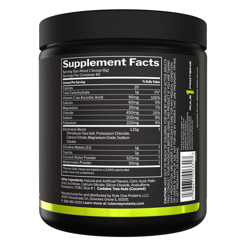 Rule One Lytes, Blue Razz - 240g 40 Servings