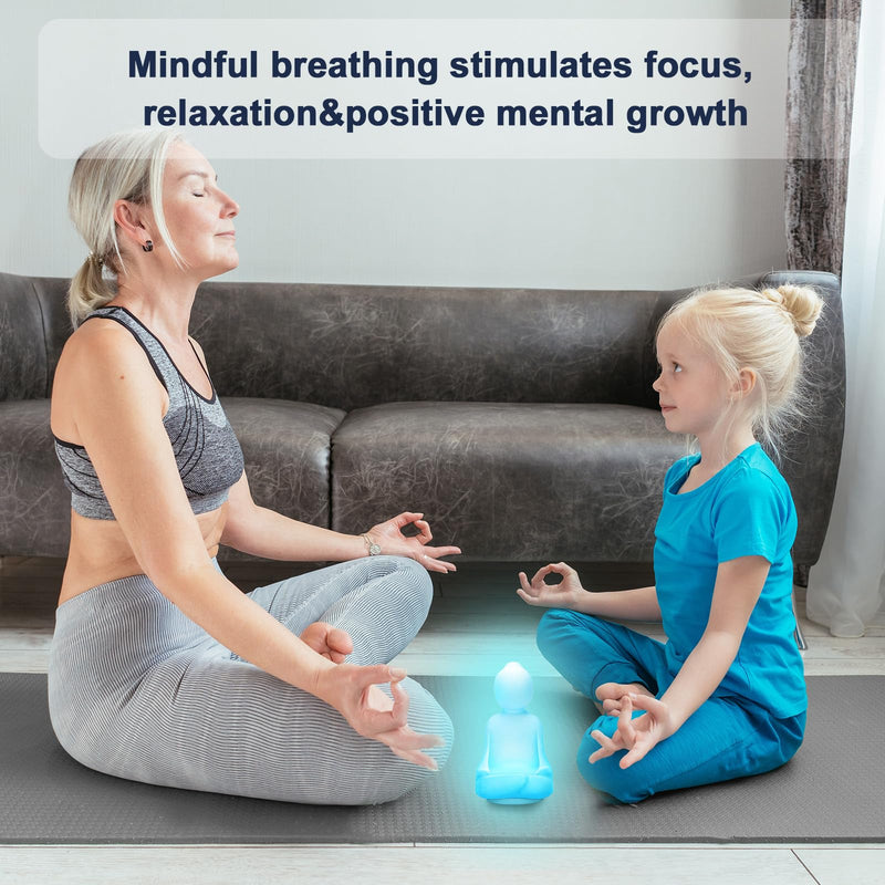 [Australia] - Mindfulness 'Breathing Yoga', 4-7-8 Guided Visual Meditation Breathing Light, Calm Your Mind for Stress & Anxiety Relief/Learn Deep Breathing for Adults Kids Social Emotional Learning 