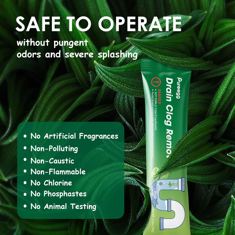 [Australia] - Drain Clog Remover - 12 Pack Drain Cleaner Hair Clog Remover, Powerful Sink Drain Cleaner for Clogged Drain, Easy-to-Use Shower Drain Cleaner, Pipe-Friendly Sink Cleaner and Deodorizer 1 Count(Pack of 12) 