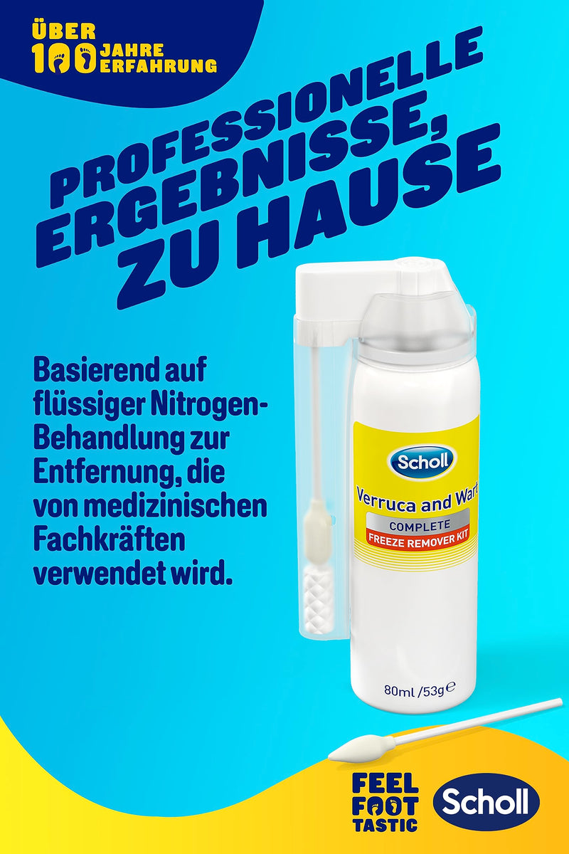 [Australia] - Scholl wart remover Freeze 16 sticks for hands and feet, for the treatment of large and small warts, easy to use, 80 ml 