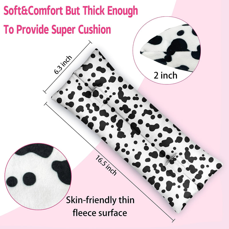 [Australia] - Mastectomy Pillow Hysterectomy Pillows C Section Recovery Must Haves Essentials Products Seat Belt Cushion Post Surgery Gifts for Women Breast Pillow Cushion with Insert Ice Pockets Cow 