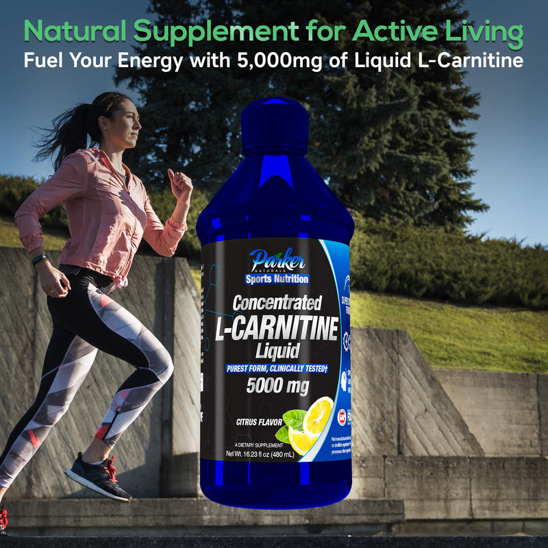 [Australia] - Concentrated L-Carnitine Liquid, 5000mg All Natural Citrus Flavored L-Carnitine Supplement, Liquid L-Carnitine with Vitamin V5, 16.23 Fl. Oz 