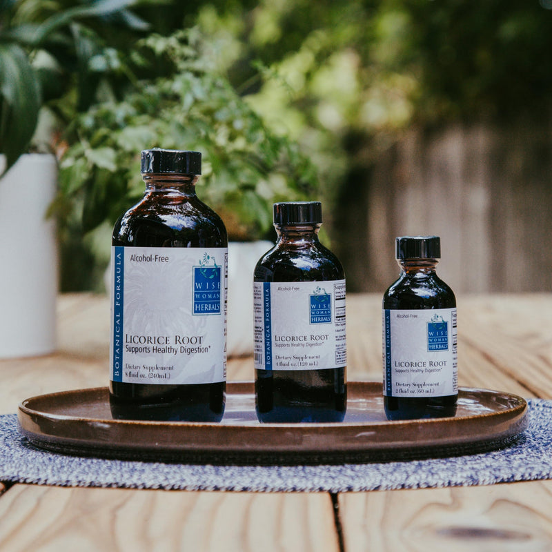 [Australia] - Wise Woman Herbals Licorice Botanical Syrup (Formerly Solid Extract) 4:1, Alcohol-Free, Herbal Digestive Comfort, Adrenal Balance, Immune, Respiratory & Healthy Inflammatory Response Support, 2 Fl Oz 2 Ounce (Pack of 1) 