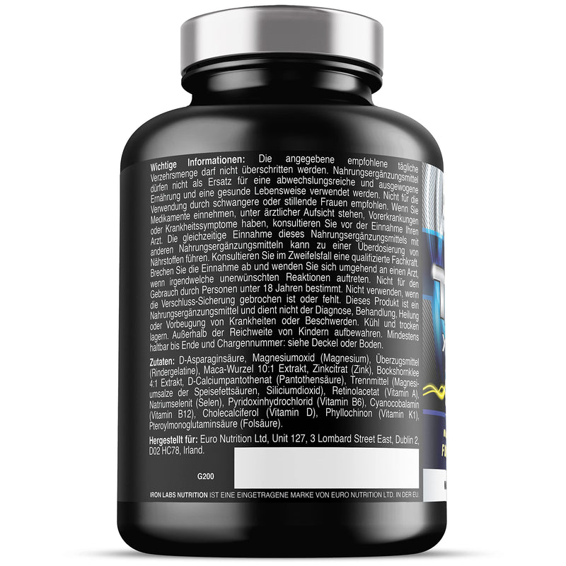[Australia] - Test Xtreme - Formula for Men - Booster with Maca, D-Aspartic Acid, Zinc and Magnesium (240 capsules) 240 pieces (pack of 1) 
