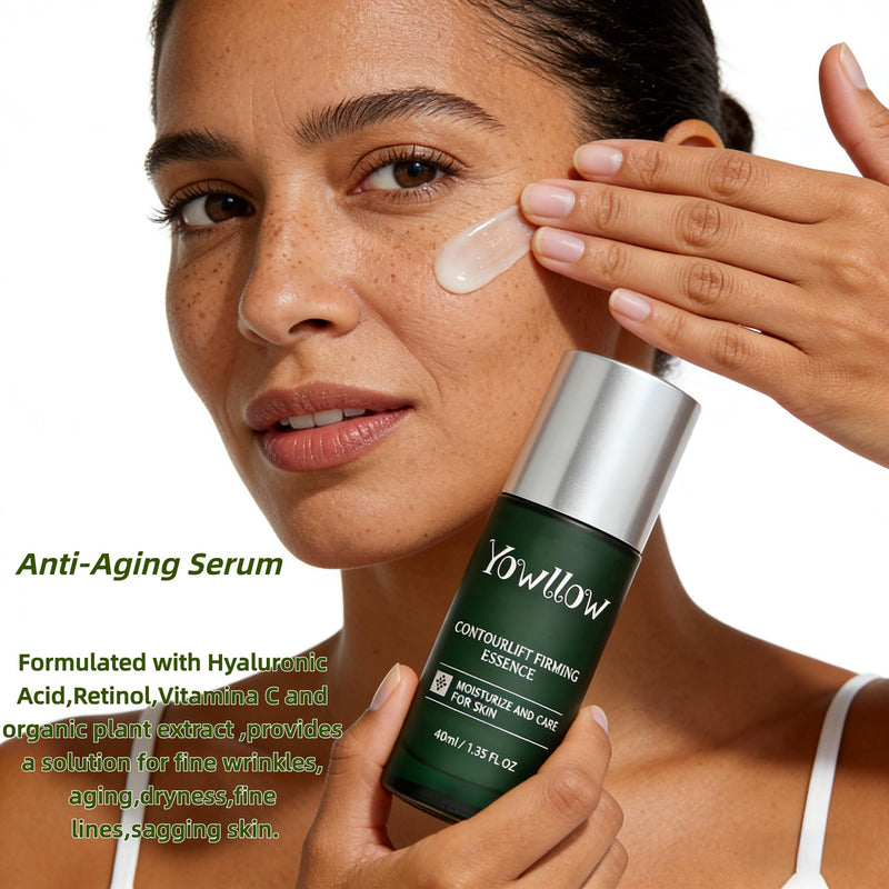 Hydrating Facial Serums,Anti Aging Formula with Natural Ingredients,Hyaluronic Acid & Vitamin C,Reducing Wrinkles,Brightening Lifting & Glowing Skin,Light Face Essence for Daily Skin Care Scented 1 Fl Oz (Pack of 1)