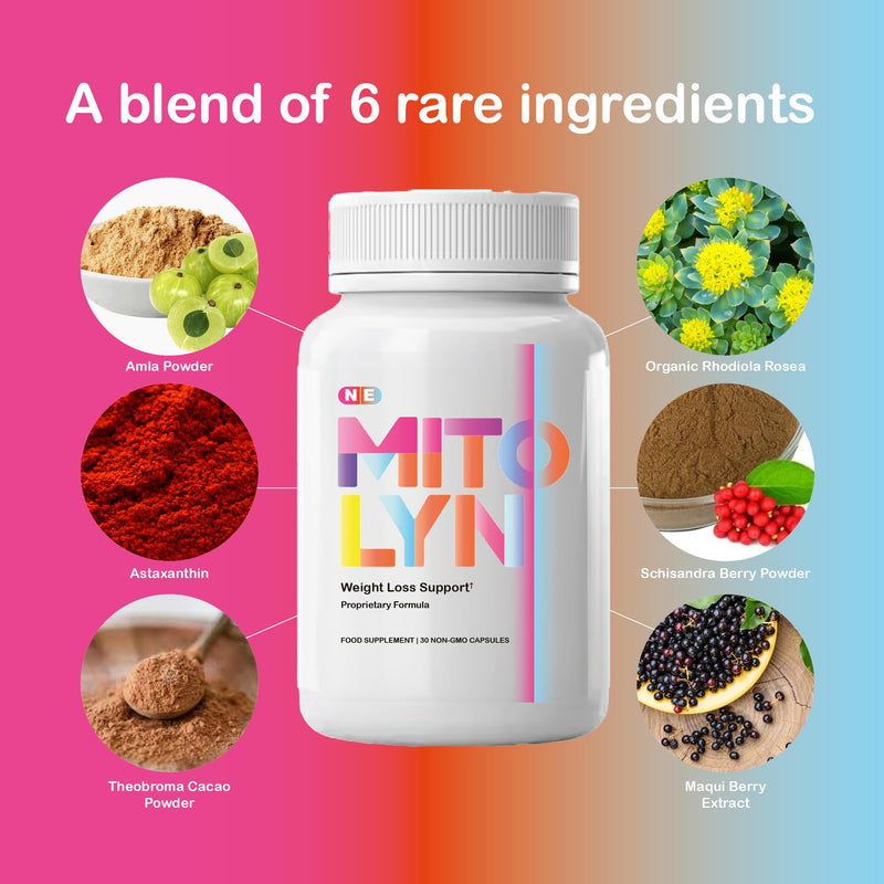 Mitolyn Promotes Mitochondria Supplement, Assists Weight Management, Purple Peel, 1 Months Supply, 1 Capsule Daily, 30 Capsules