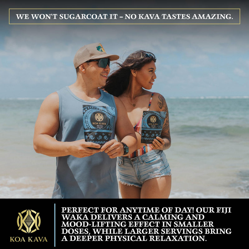 [Australia] - Koa Kava Fiji Kava Powder- Premium Noble Waka Kava Tea made from Lateral Kava Root in Savusavu, Fiji. 1 LB 16 Ounce 
