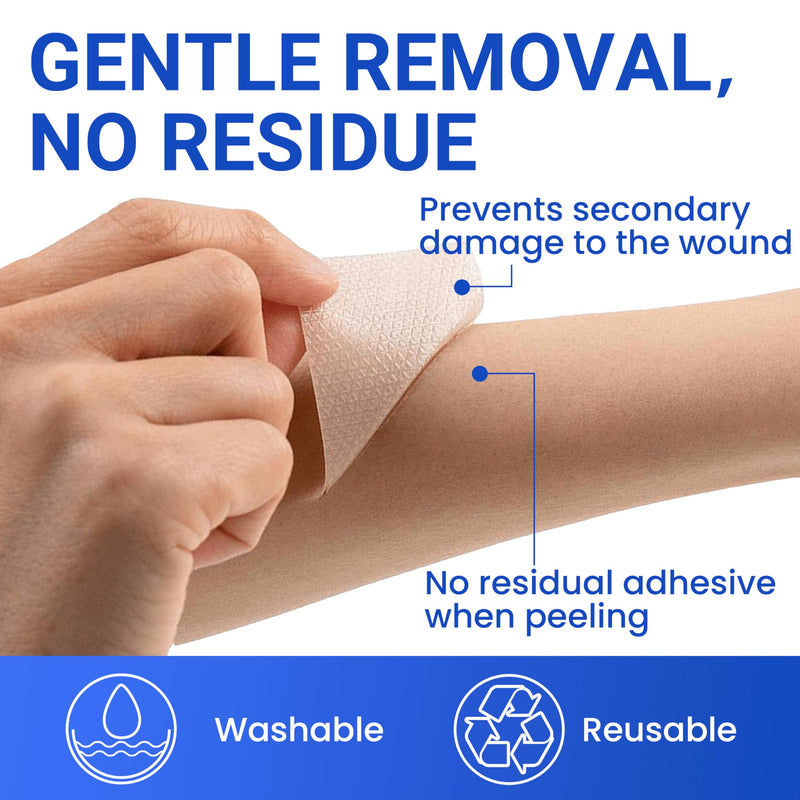 [Australia] - Silicone Scar Sheets Medical Grade Tape (1.6"x60" Roll), Healing Patches for C-Section, Keloid, Face Wrinkles, Stretch Marks, Surgical Recovery, Professional Scar Cover for Sensitive Skin, Soft Tissue 1.6"X60‚Äú 
